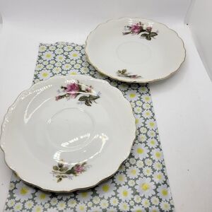 Vintage Beautiful ROSEMARIE SAUCERS